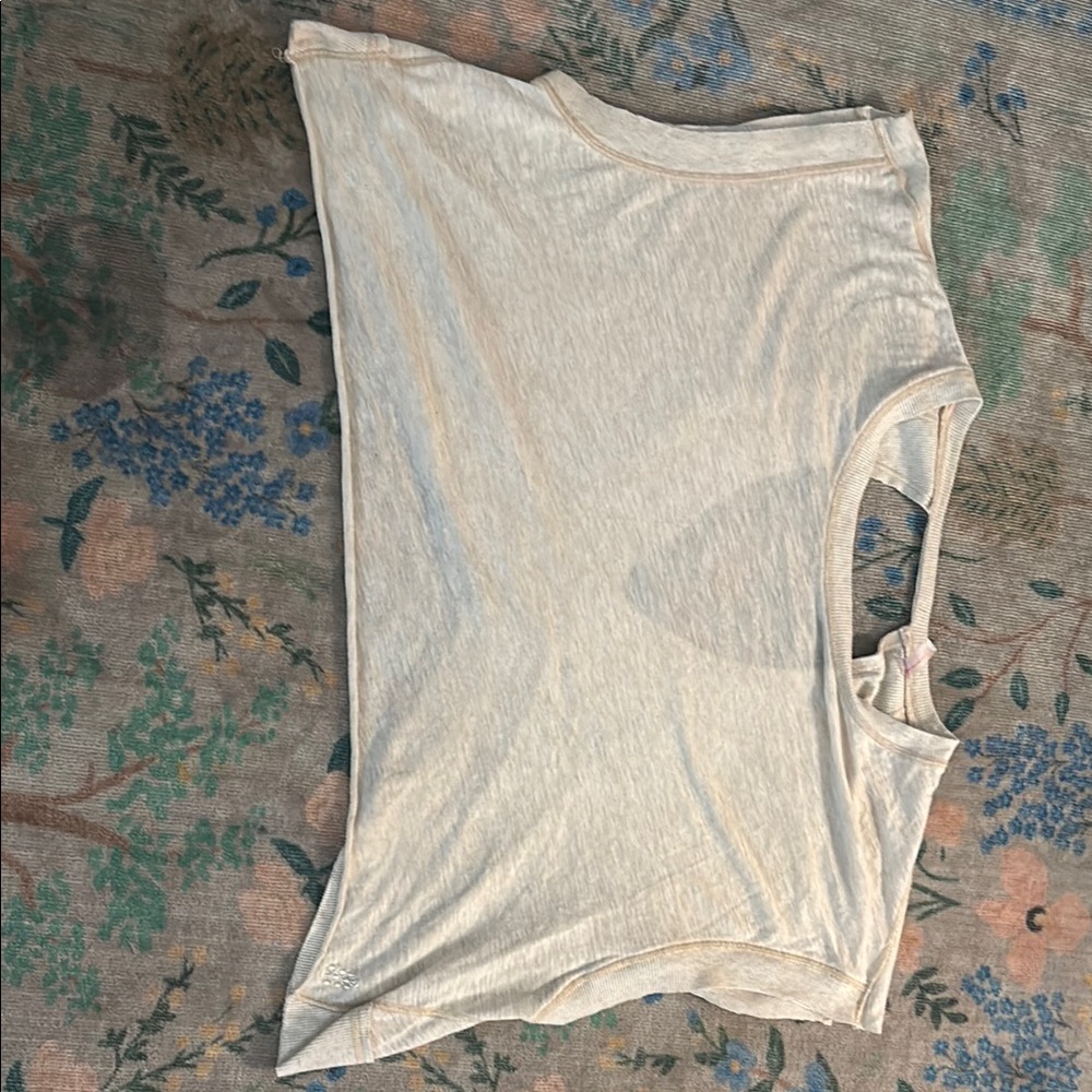 FP Movement by Free People White Asymmetrical Sleeveless Tank